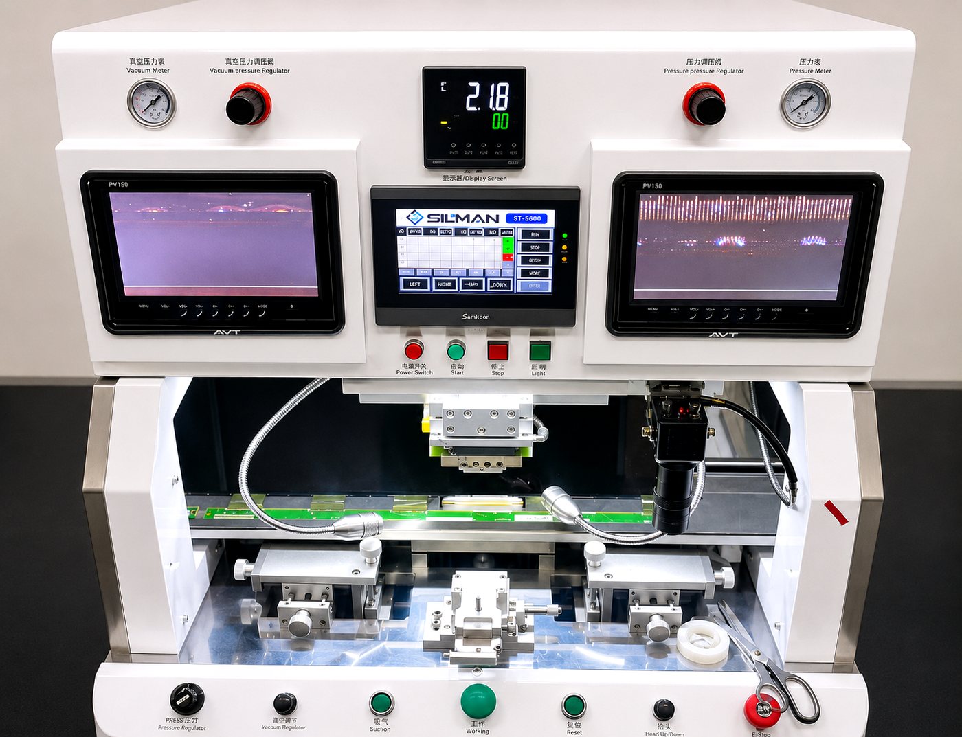SILMAN ST-5600 screen bonding machine at ASK Engineering
